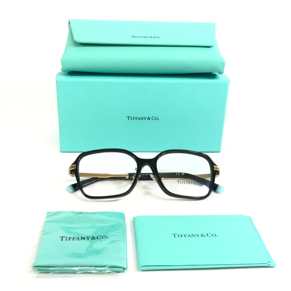 Tiffany & Co. Eyeglasses Frames TF2222-F 8001 Black Gold Butterfly 54-16-145